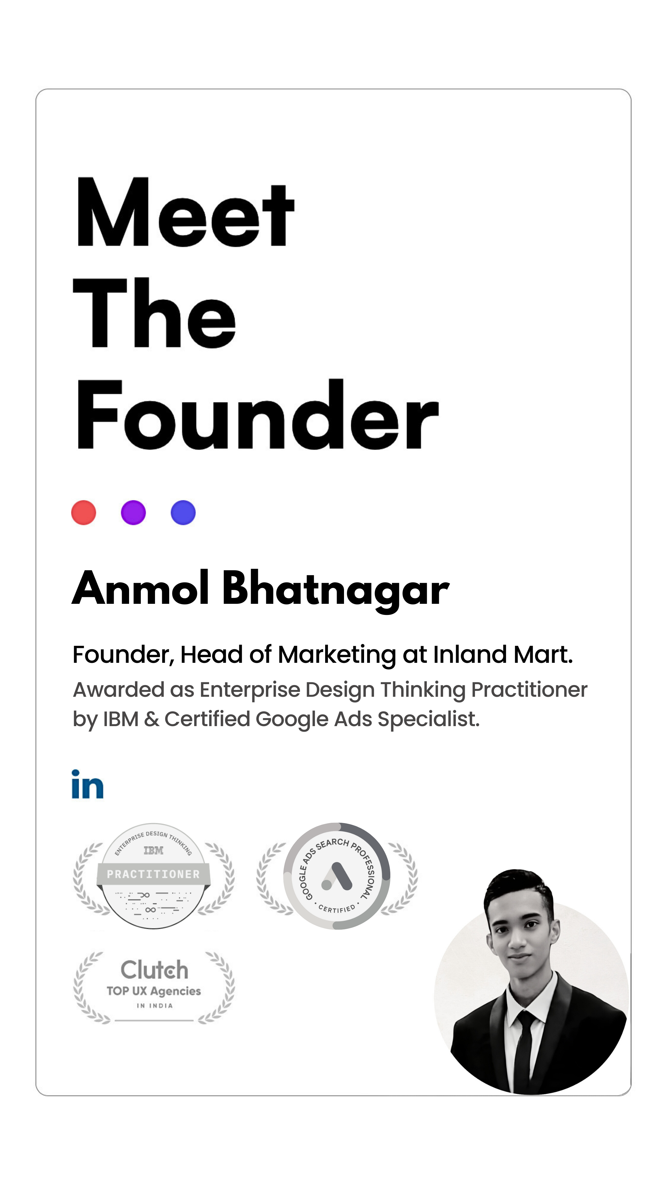 Meet the founder: Anmol Bhatnagar