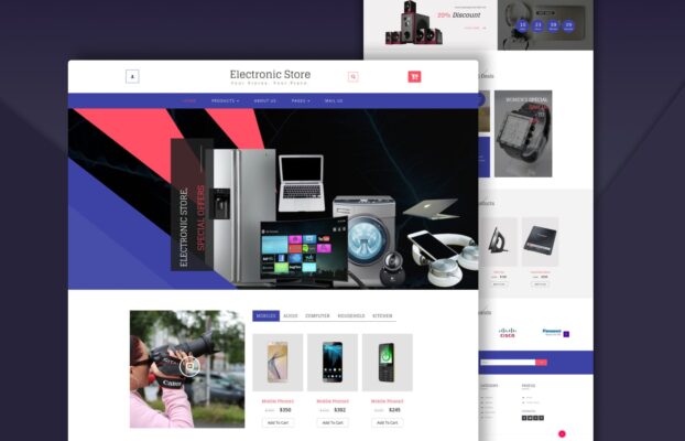 Electronic E commerce Theme